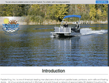 Tablet Screenshot of paddleking.com